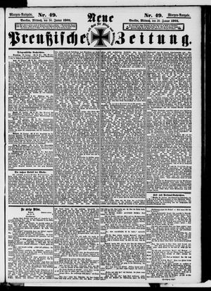 Neue preußische Zeitung vom 30.01.1901