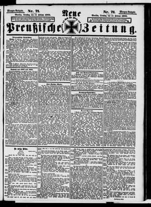 Neue preußische Zeitung vom 12.02.1901