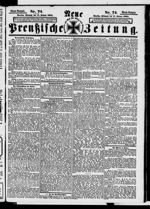 Neue preußische Zeitung on Feb 13, 1901