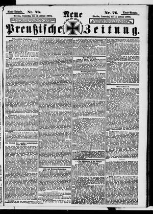 Neue preußische Zeitung vom 14.02.1901
