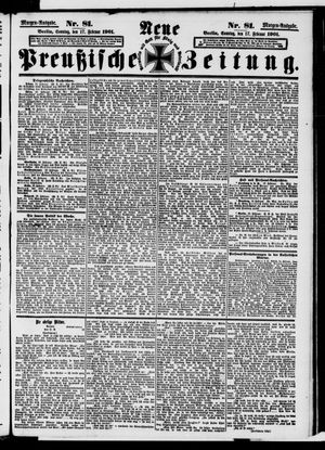 Neue preußische Zeitung vom 17.02.1901