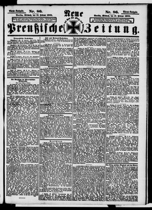 Neue preußische Zeitung vom 20.02.1901
