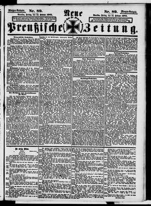 Neue preußische Zeitung vom 22.02.1901