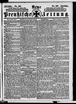 Neue preußische Zeitung vom 22.02.1901