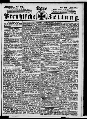 Neue preußische Zeitung vom 23.02.1901