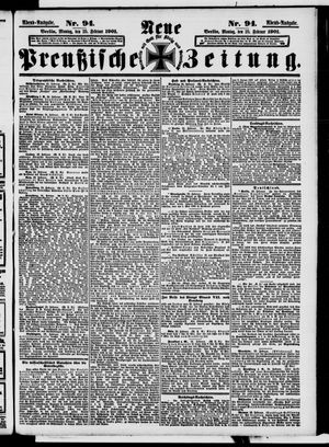 Neue preußische Zeitung vom 25.02.1901