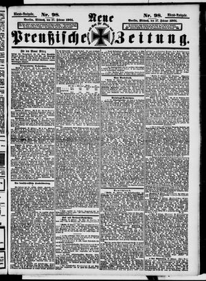 Neue preußische Zeitung vom 27.02.1901