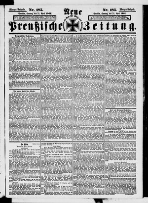 Neue preußische Zeitung vom 21.04.1901