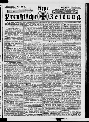 Neue preußische Zeitung vom 24.04.1901