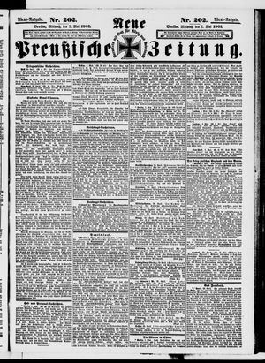 Neue preußische Zeitung vom 01.05.1901