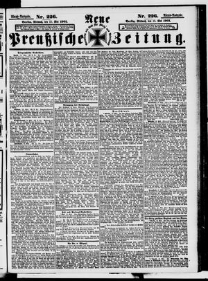 Neue preußische Zeitung on May 15, 1901