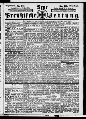 Neue preußische Zeitung vom 29.05.1901
