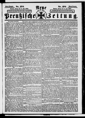 Neue preußische Zeitung vom 14.06.1901