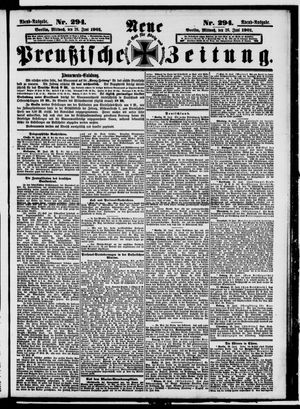 Neue preußische Zeitung vom 26.06.1901