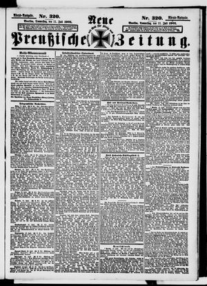 Neue preußische Zeitung vom 11.07.1901