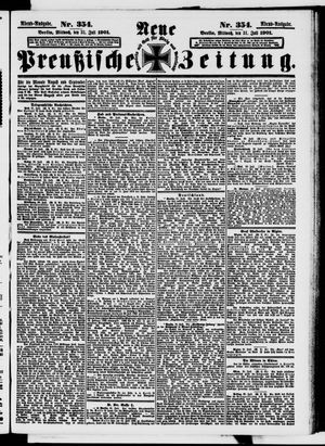 Neue preußische Zeitung vom 31.07.1901