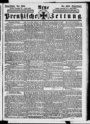 Neue preußische Zeitung vom 01.08.1901