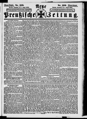 Neue preußische Zeitung vom 03.08.1901