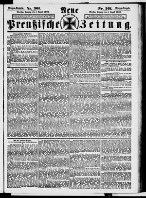 Neue preußische Zeitung vom 04.08.1901