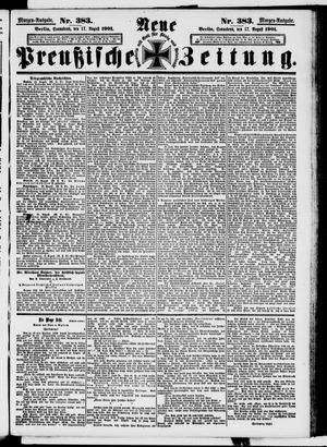 Neue preußische Zeitung on Aug 17, 1901