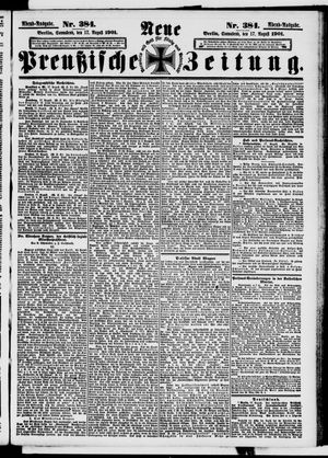 Neue preußische Zeitung on Aug 17, 1901