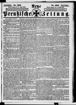 Neue preußische Zeitung vom 19.08.1901