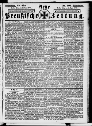 Neue preußische Zeitung vom 23.08.1901