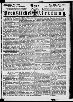 Neue preußische Zeitung vom 27.08.1901