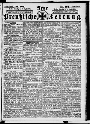 Neue preußische Zeitung vom 29.08.1901