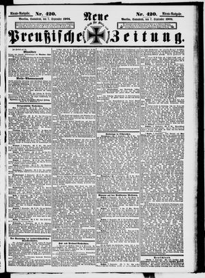 Neue preußische Zeitung vom 07.09.1901