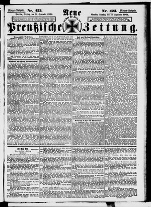 Neue preußische Zeitung vom 10.09.1901
