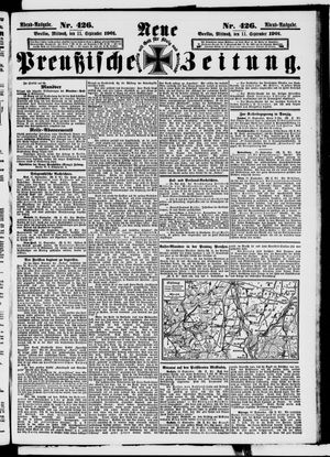 Neue preußische Zeitung vom 11.09.1901