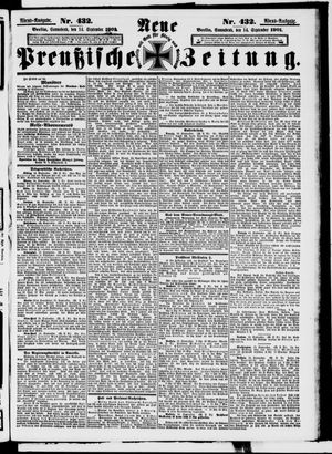 Neue preußische Zeitung vom 14.09.1901