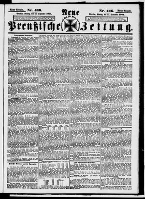 Neue preußische Zeitung vom 23.09.1901
