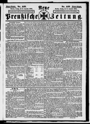Neue preußische Zeitung vom 24.09.1901