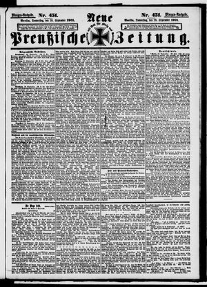 Neue preußische Zeitung vom 26.09.1901