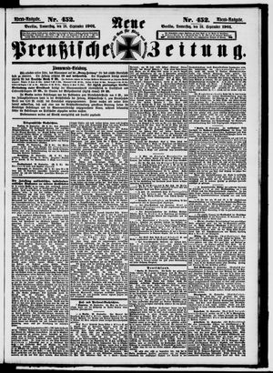 Neue preußische Zeitung vom 26.09.1901