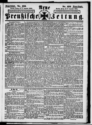 Neue preußische Zeitung vom 27.09.1901