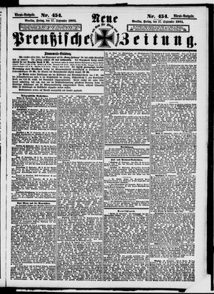 Neue preußische Zeitung vom 27.09.1901