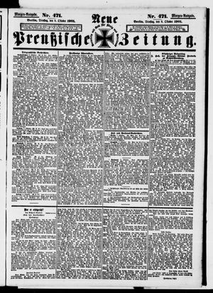 Neue preußische Zeitung vom 08.10.1901
