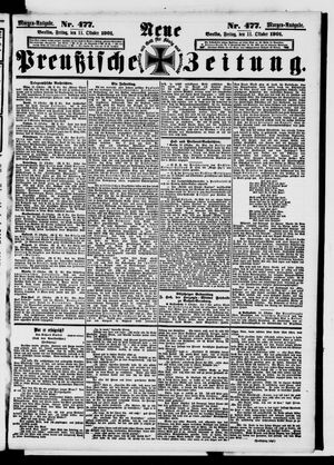 Neue preußische Zeitung vom 11.10.1901