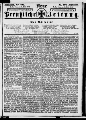 Neue preußische Zeitung vom 22.10.1901