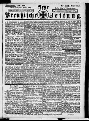 Neue preußische Zeitung vom 01.11.1901