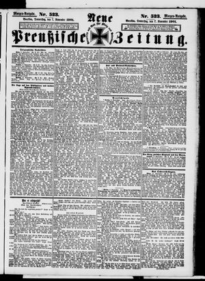 Neue preußische Zeitung vom 07.11.1901