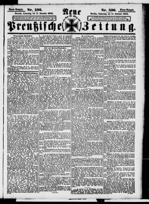Neue preußische Zeitung vom 14.11.1901