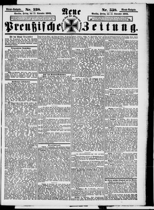 Neue preußische Zeitung vom 15.11.1901