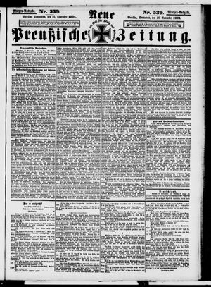 Neue preußische Zeitung vom 16.11.1901