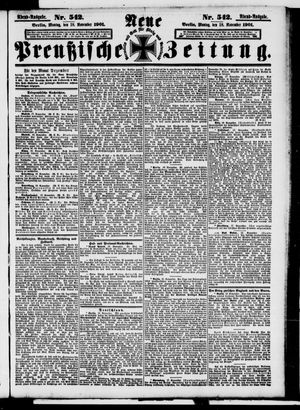 Neue preußische Zeitung vom 18.11.1901