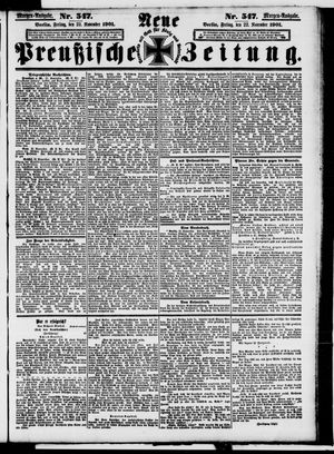 Neue preußische Zeitung vom 22.11.1901