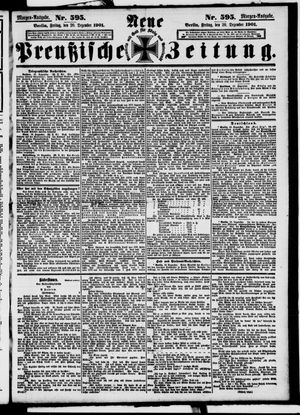 Neue preußische Zeitung vom 20.12.1901